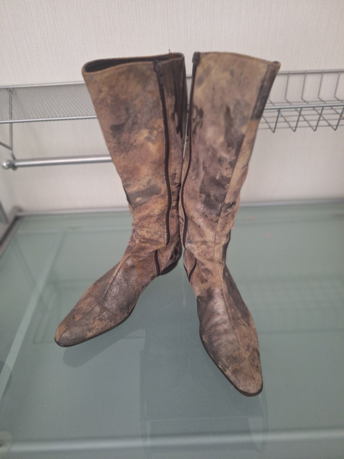 Super Leren Laarzen 41 Smal model, Kleding | Dames, Schoenen, Hoge laarzen, Bruin, Ophalen of Verzenden, Zo goed als nieuw