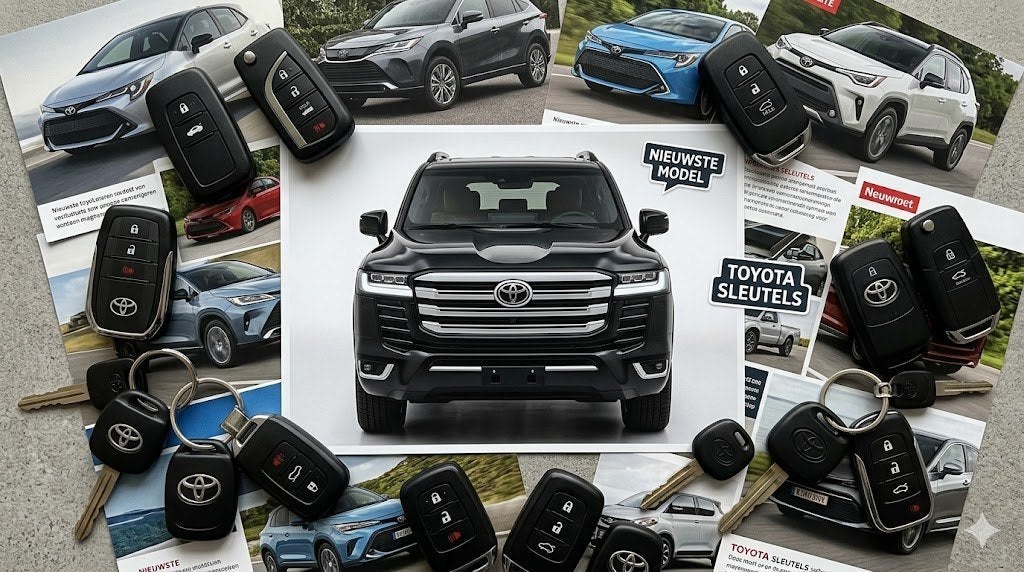 Toyota extra autosleutel nodig of reparatie print/behuizing, Ophalen