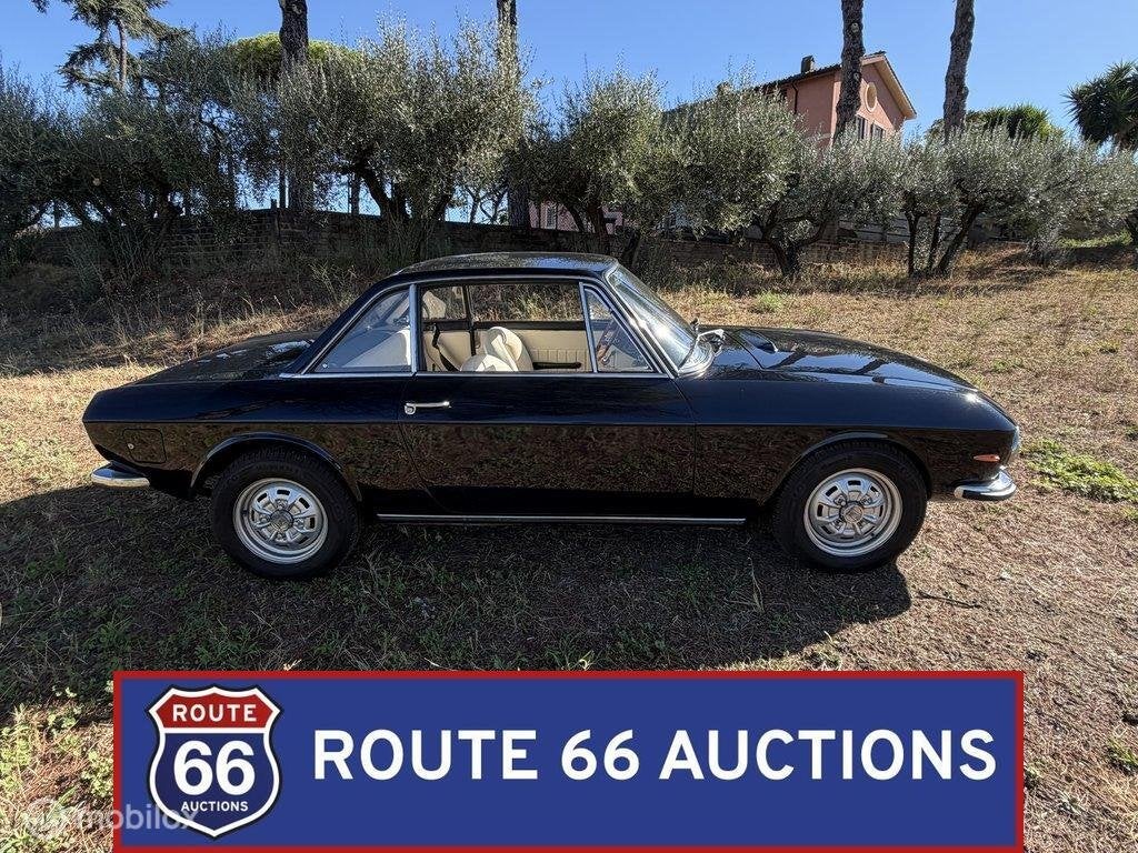 Lancia Fulvia Coupé 1.3 | 1972 | Route 66 Auctions, Auto's, Overige carrosserieën, Zwart, Bedrijf, Handgeschakeld