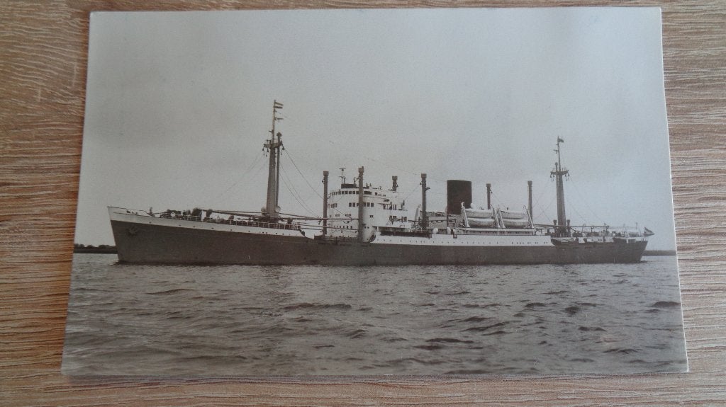 m.s. Langkoeas, Verzenden, Gebruikt, Kaart, Foto of Prent