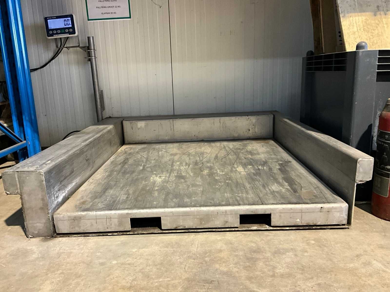 Mettler Toledo Vloerweegschaal - 600 kg, 120x110 cm, Doe-het-zelf en Verbouw, Weegschalen, Ophalen, Gebruikt, Vloerweegschaal