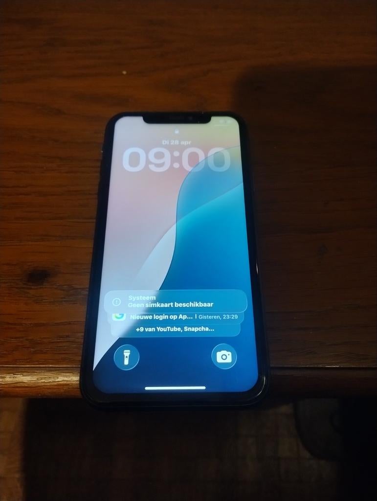 Apple iPhone 11 Zwart 64GB goeie conditie, Telecommunicatie, Mobiele telefoons | Apple iPhone, Ophalen of Verzenden, Zwart, 64 GB