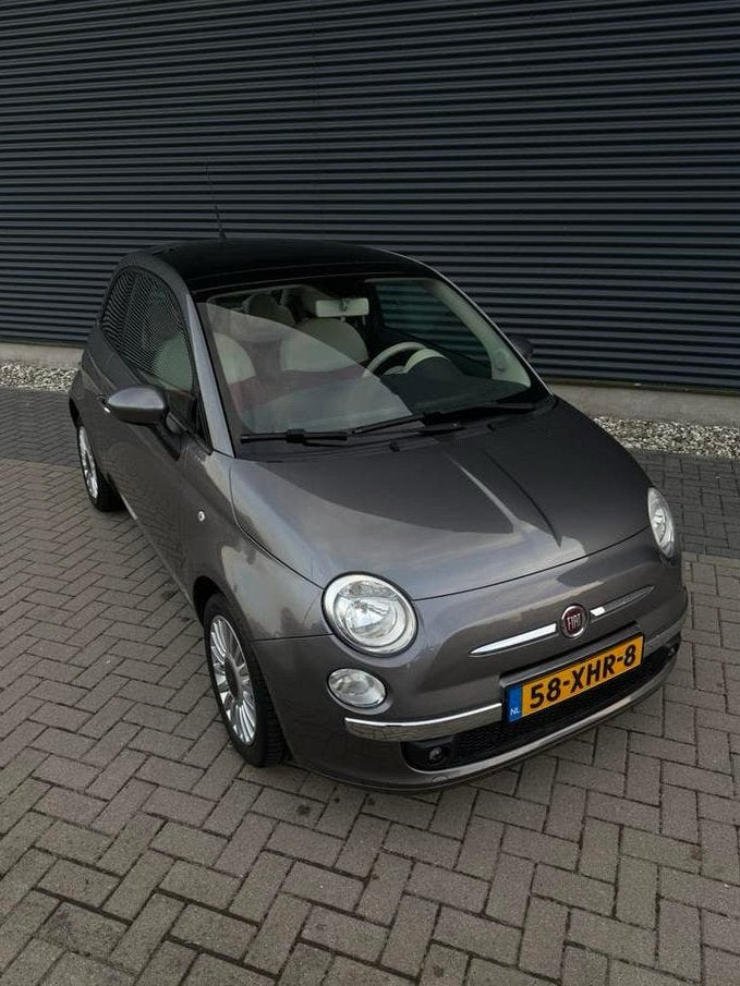 Fiat 500 0.9 TwinAir Grijs Uniek Interieur Slecht 39.000km!, Voorwielaandrijving, Stof, 905 kg, Bedrijf