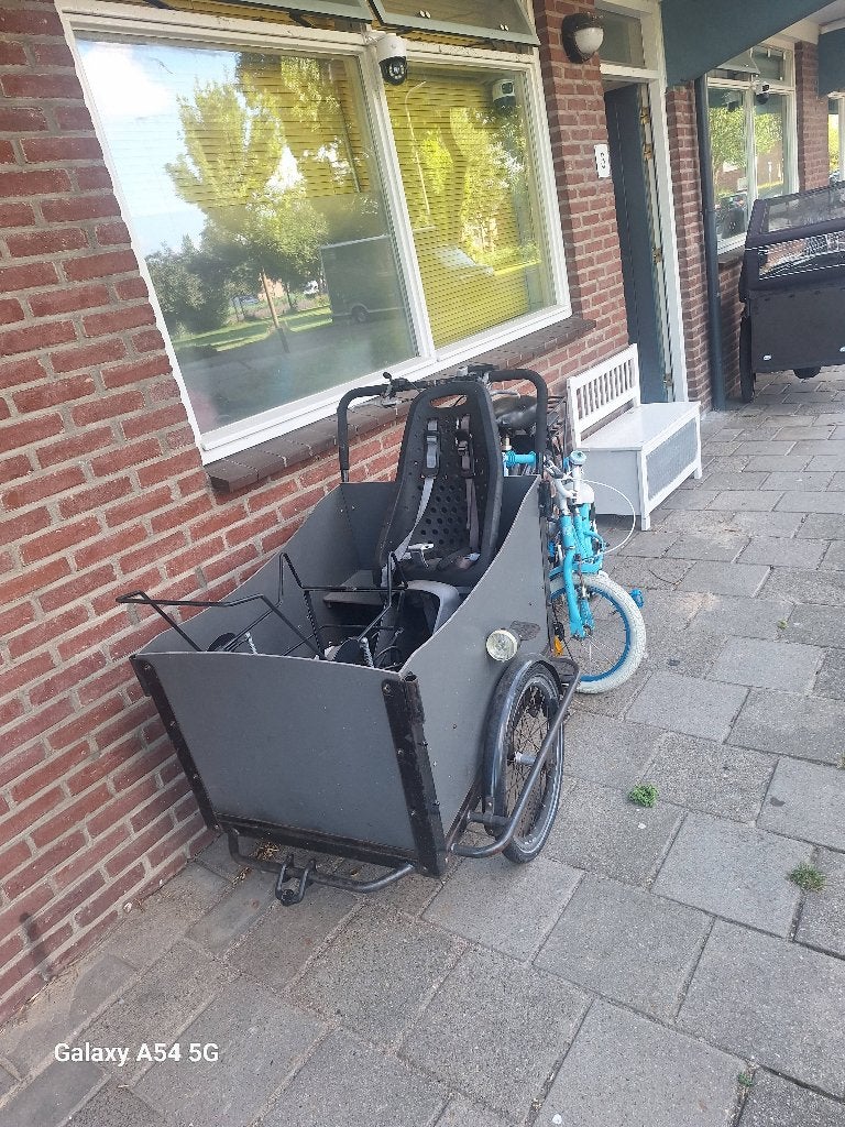 Bakfiets, Ophalen, Gebruikt, Velgrem, Elektrisch
