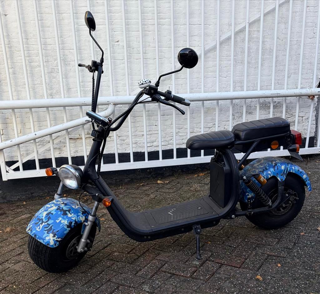 Fatebike zitstep met remlicht en Bluetooth muziek, Ophalen, Gebruikt, Elektrische step (E-scooter)