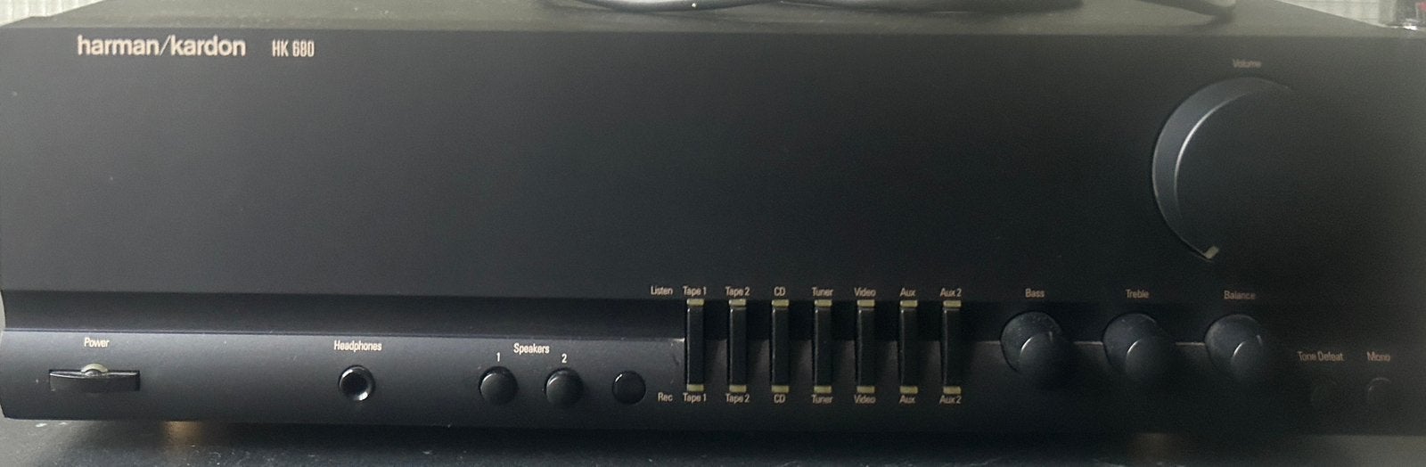 Harman Kardon HK680 versterker, Audio, Tv en Foto, Versterkers en Receivers, Ophalen, Zo goed als nieuw, 120 watt of meer, Overige merken