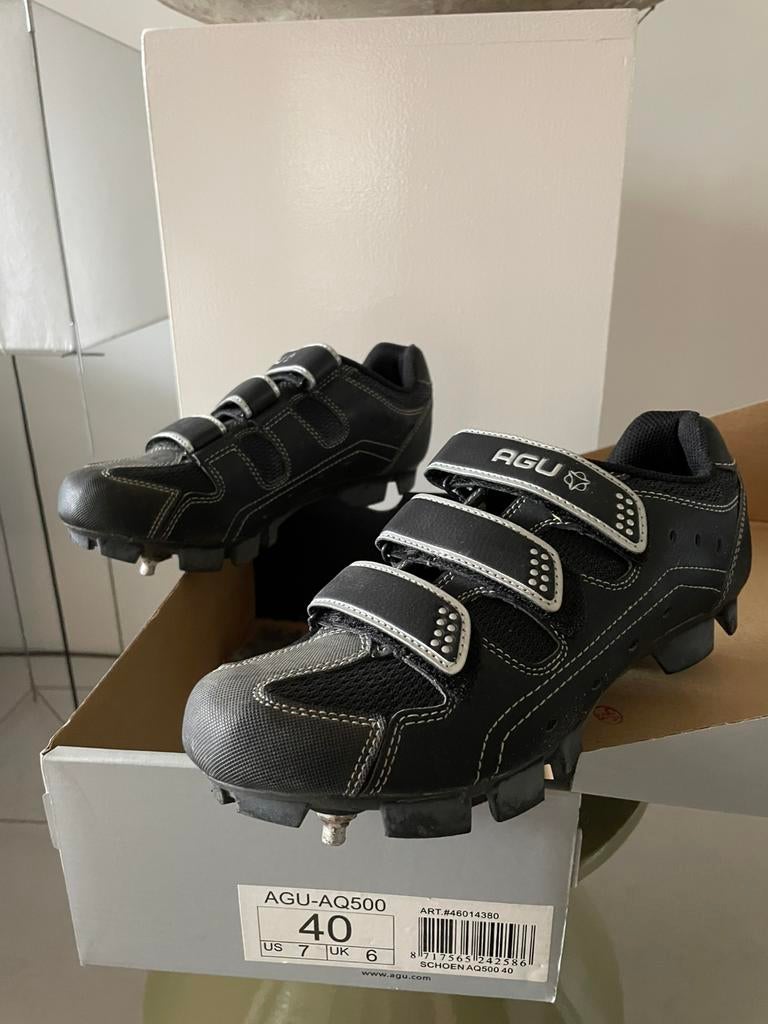 AGU fietsschoenen, kleur zwart, Ophalen of Verzenden, Zo goed als nieuw