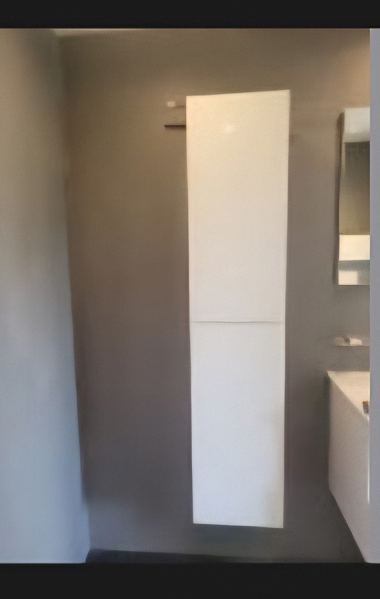 Witte hoogglans badkamerkast 160x35x30, Ophalen, (Half)hoge kast, Minder dan 50 cm, Zo goed als nieuw