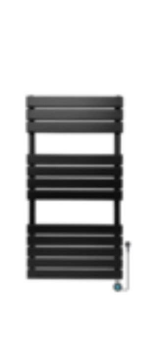 Elektrische radiator verwarming 120x60cm Mat Zwart, Radiator, Nieuw, Ophalen of Verzenden, 60 tot 150 cm