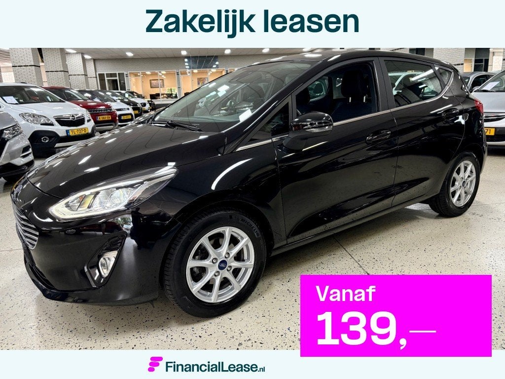 Ford Fiesta 1.0 Ecob. Titanium Navigatie ECC Cruise Dab / Mu, Voorwielaandrijving, Gebruikt, 1064 kg, Origineel Nederlands