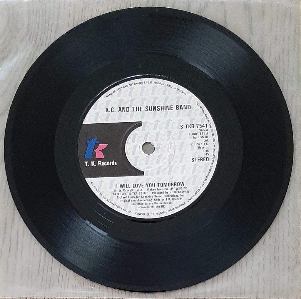 KC & The Sunshine Band – I Will Love You Tomorrow, Ophalen of Verzenden