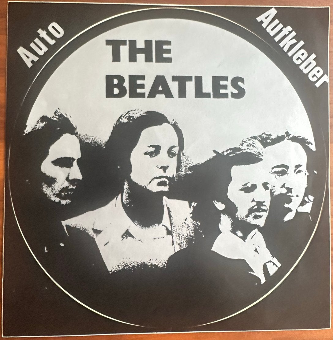 The Beatles groot formaat sticker, Ophalen of Verzenden, Zo goed als nieuw, Poster, Artwork of Schilderij