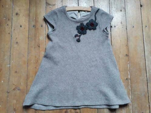 Zara bruine jurk maat 122, Gebruikt, Meisje, Ophalen of Verzenden, Zara