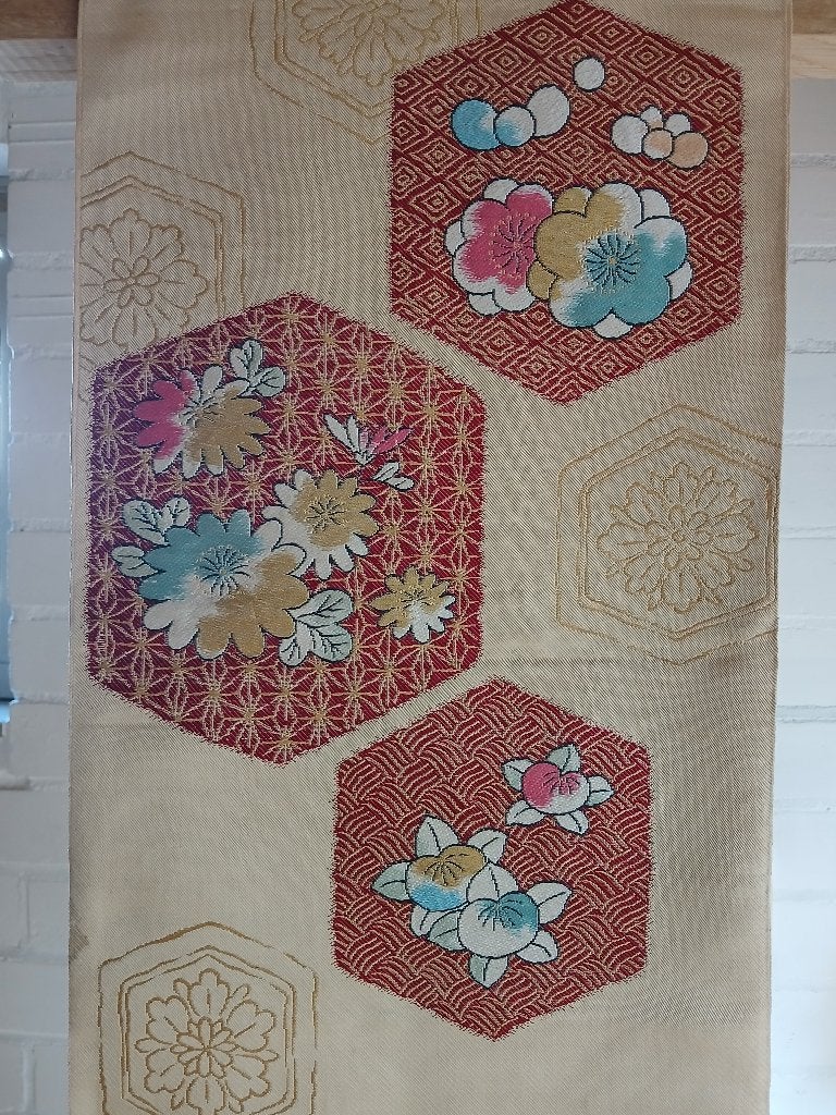 Traditionele Japanse obi riem ume, Ophalen of Verzenden