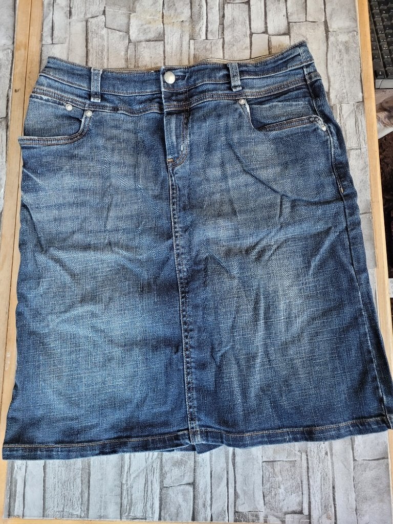 Stoere spijkerrok mt 38 merk Strenesse Blue, Maat 38/40 (M), Blauw, ., Ophalen of Verzenden