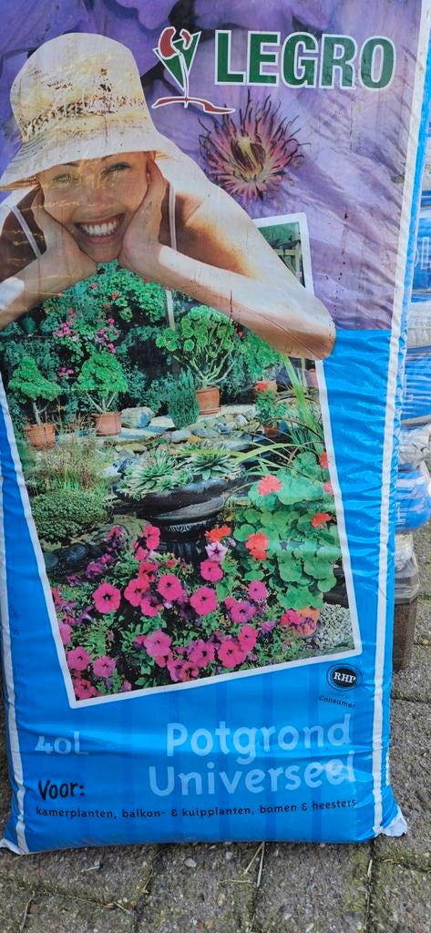 Potgrond, bloem aarde 40 liter zakken, Tuin en Terras, Aarde en Mest, Ophalen, Potgrond