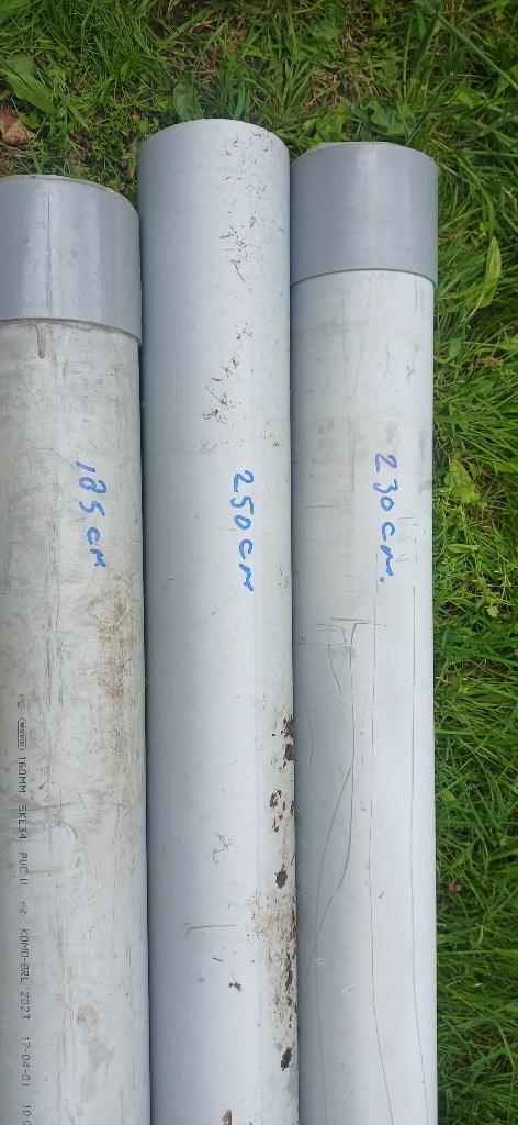 Pvc buis 160mm, Ophalen, Afvoer, Gebruikt, Pvc