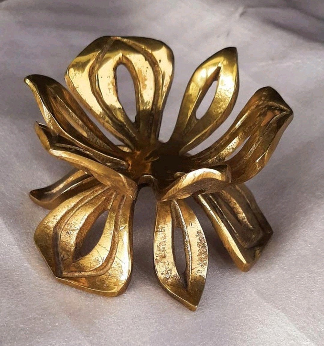 Antieke Bronzen Kandelaar, Ophalen of Verzenden, Koper of Brons