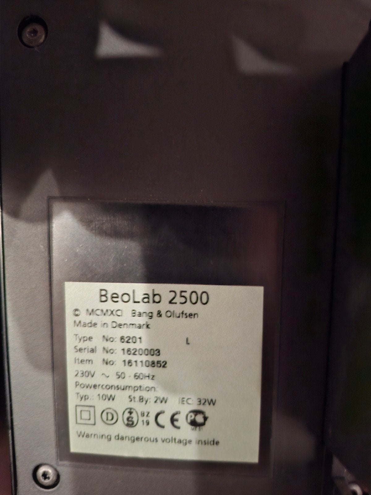 Bang&Olufsun  cd cassette radio   Beolab  2500, Ophalen, Gebruikt, Overige merken