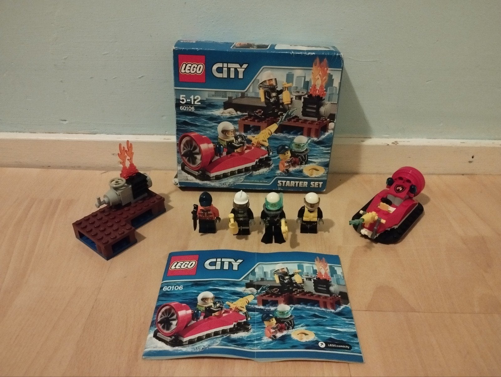 Lego City Brandweer Starter set 60106, Kinderen en Baby's, City, Inclusief instructies, Lego, Ophalen of Verzenden