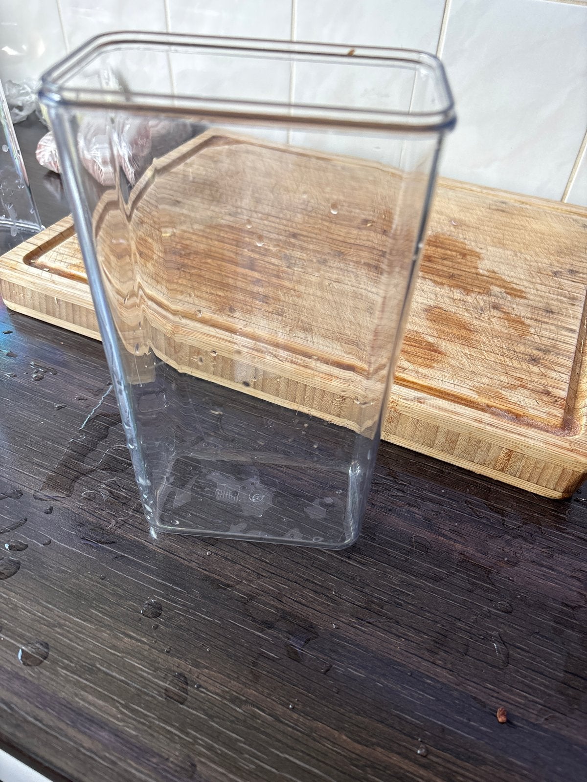 Vintage retro Mepal Rosti Voorraadpot 1650 ml - Transparant, Huis en Inrichting, Keuken | Keukenbenodigdheden, Ophalen, Gebruikt