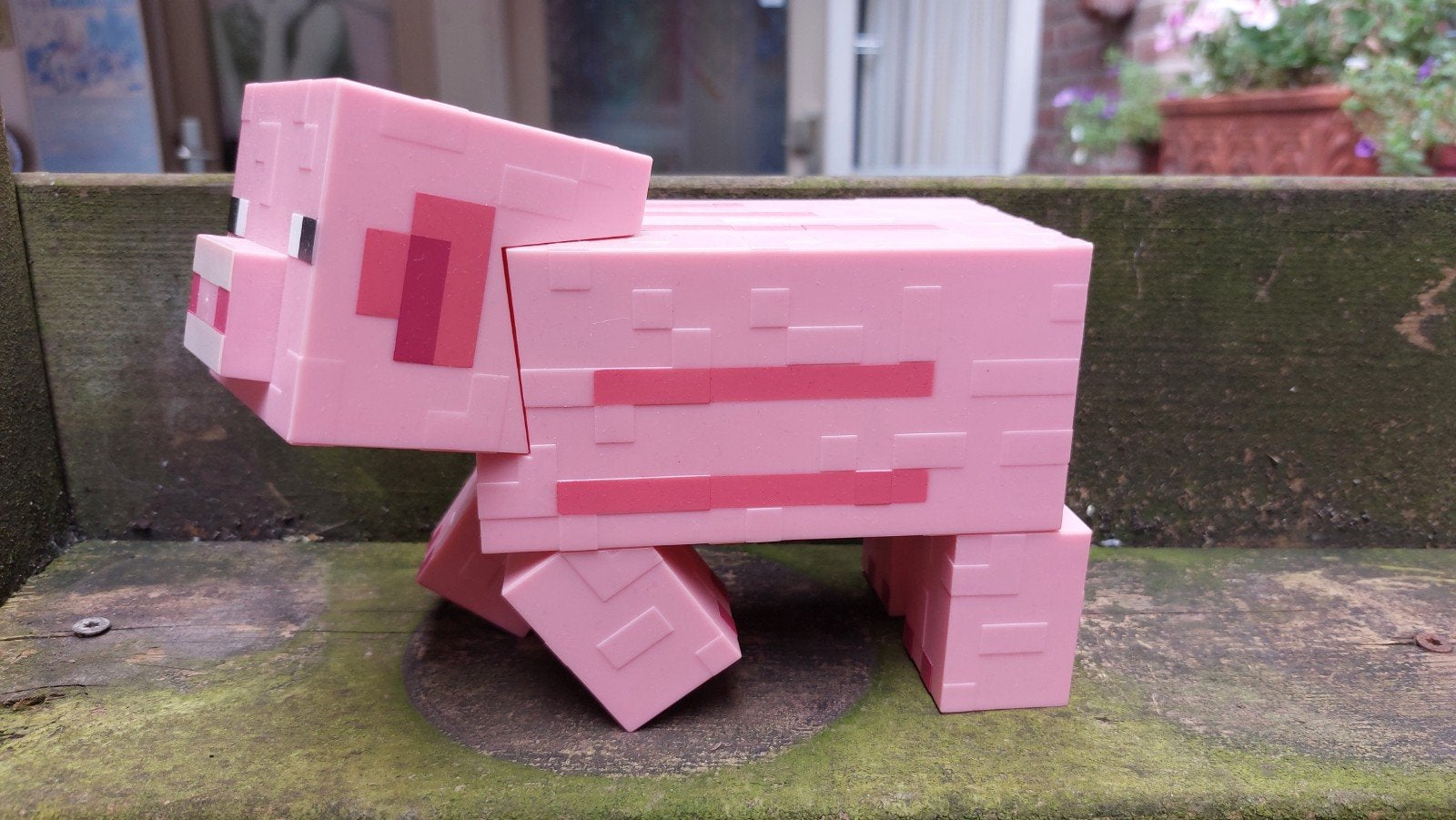 Minecraft Spaarpot - Het iconische varken uit de game!, Ophalen of Verzenden, Gebruikt, Kunststof, Dier