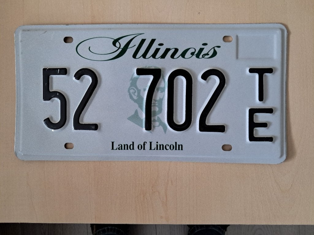 Kentekenplaat Illinois Amerika usa., Verzamelen, Ophalen of Verzenden, Gebruikt, Auto's
