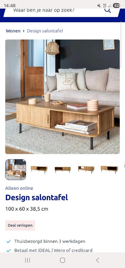 Salontafel, Ophalen, Japandi, 50 tot 100 cm, 100 tot 150 cm
