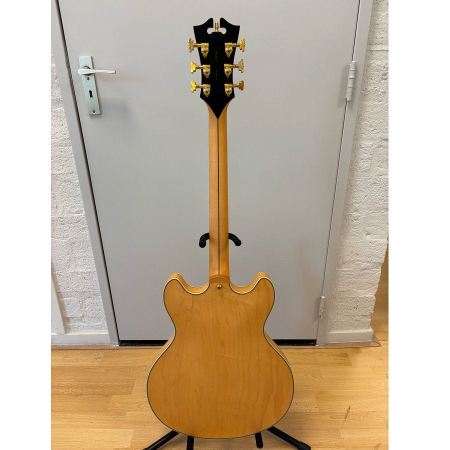 D'Angelico Deluxe DC - Occasion, Overige merken, Semi-solid body, Gebruikt, Ophalen of Verzenden