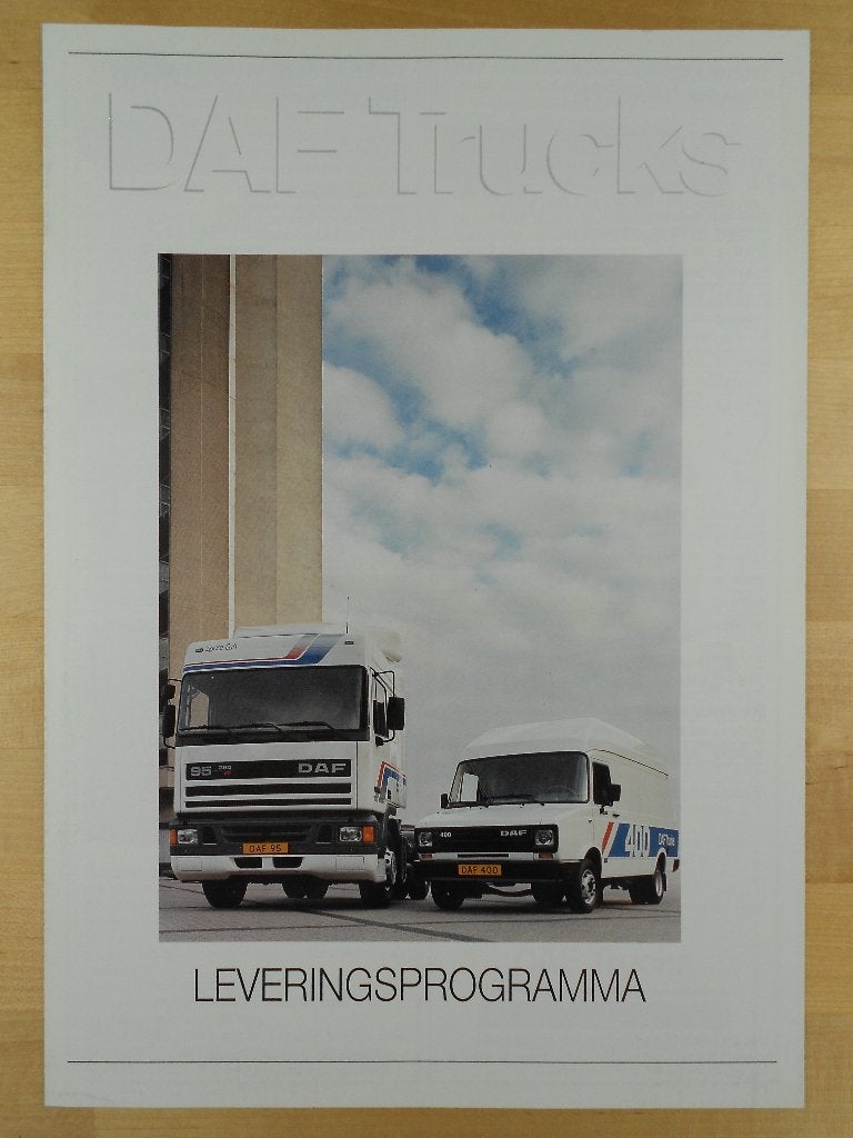 DAF Programma 1987 95 3600 3300 2800 2500 2300 2100 1900 400, Ophalen of Verzenden, Zo goed als nieuw, Overige merken, DAF