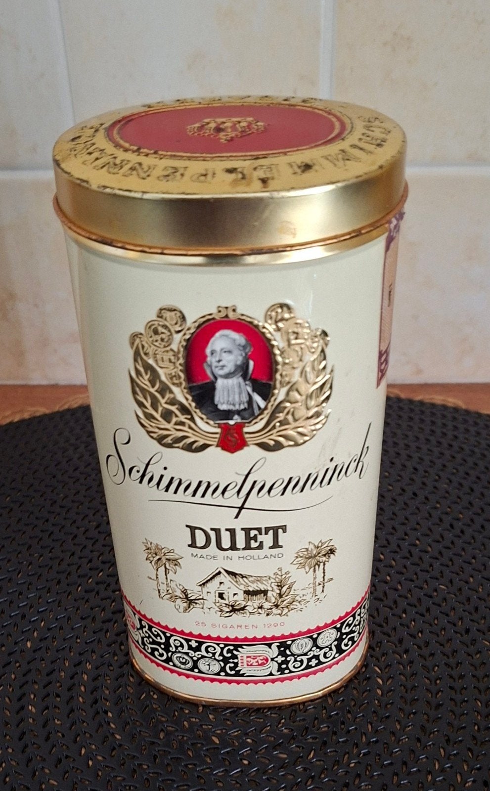 Vintage Schimmelpenninck Duet Sigaren Blik - Made in Holland, Verzamelen, Ophalen of Verzenden, Gebruikt, Overige, Overige merken