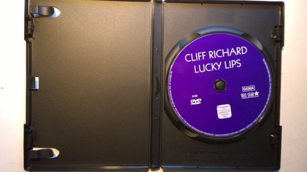 Cliff Richard - Lucky Lips (DVD), Alle leeftijden, Ophalen of Verzenden, Zo goed als nieuw, Concert