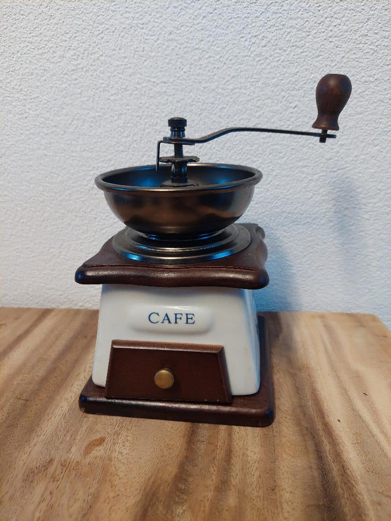 Vintage Koffiemolen 'Delfts blauw', Ophalen of Verzenden