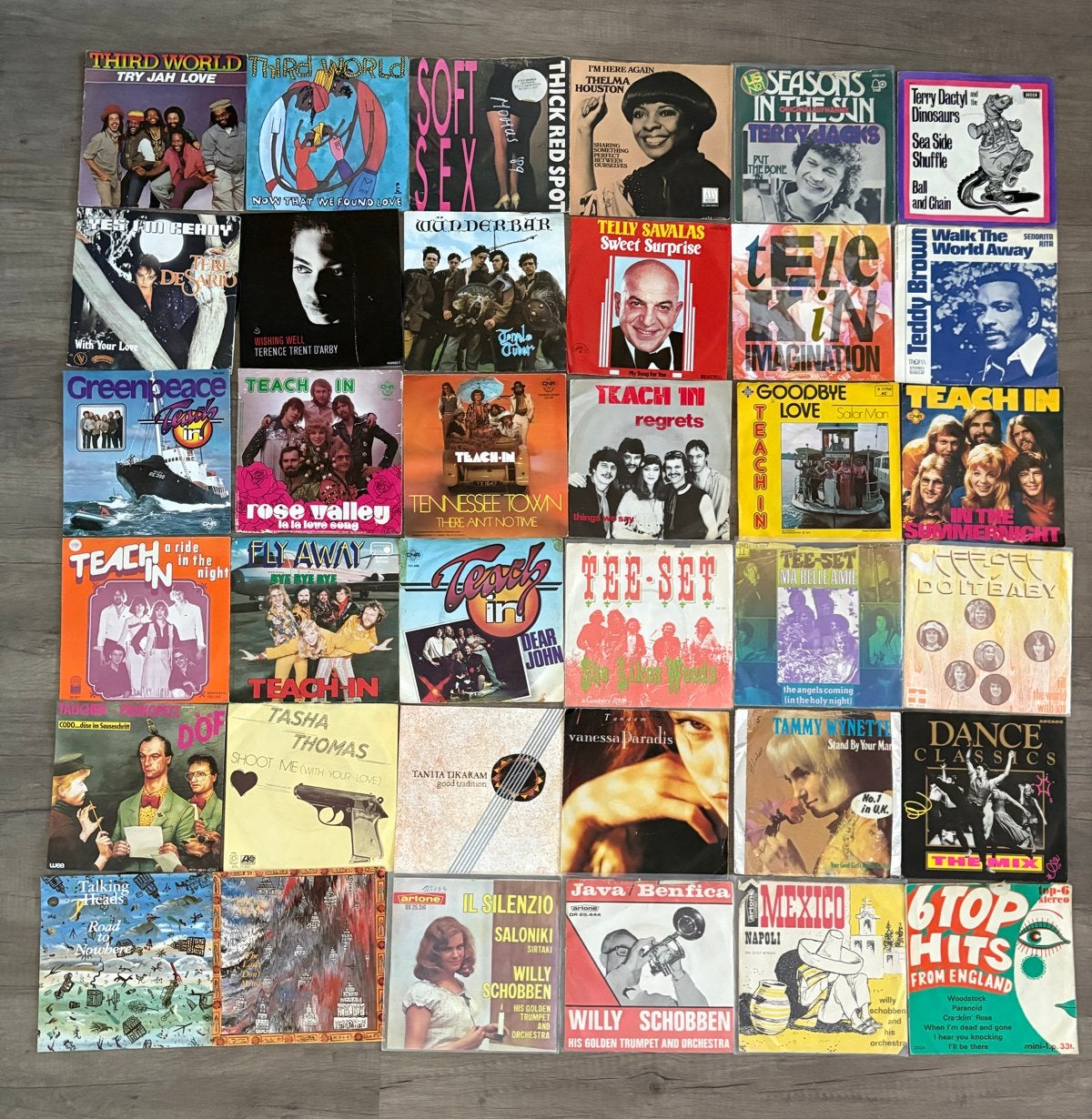 Verzameling POP/ROCK vinyl singles (33 st met fotohoes), Cd's en Dvd's, Gebruikt, 7 inch, Pop, EP