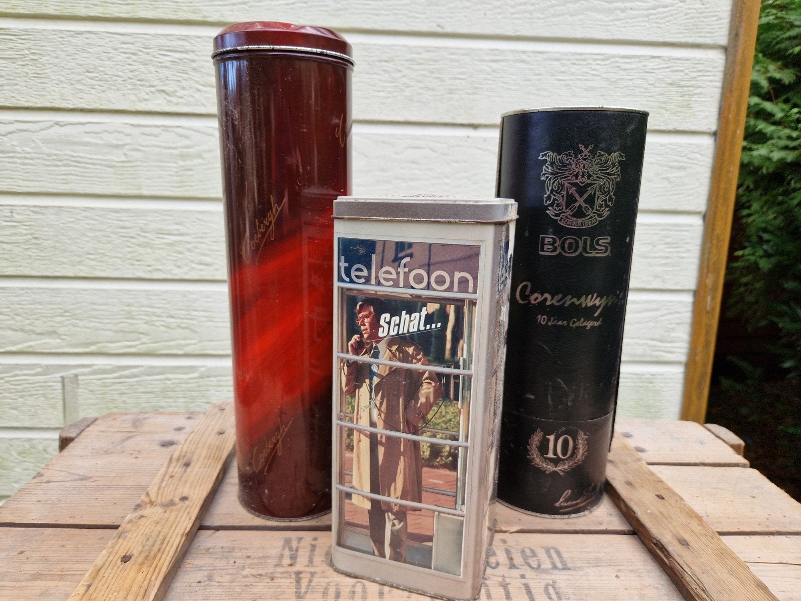 Jenever blikken Bokma BOLS en Coebergh, Ophalen of Verzenden