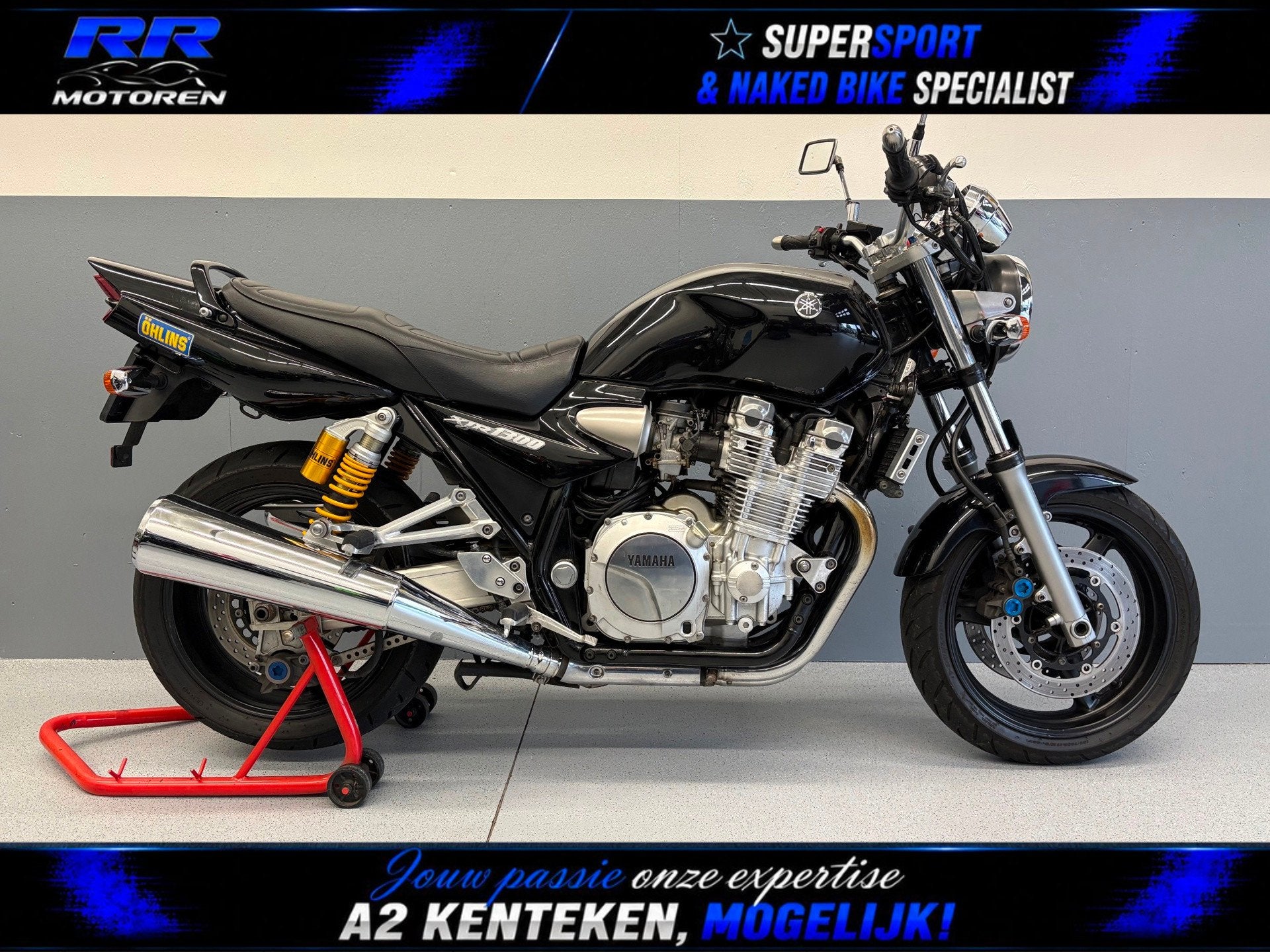 Yamaha Tour XJR 1300 / FULL BLACK / IN NIEUW STAAT / ÖHLINS, Motoren, Sportuitlaat, Meer dan 35 kW, Toermotor, Handgeschakeld