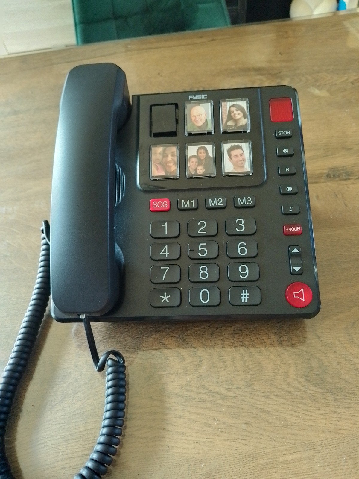 Senioren telefoon, Ophalen