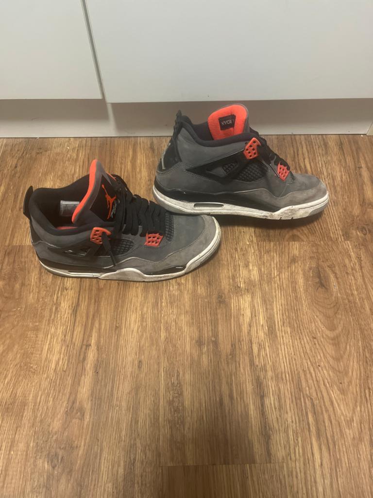Jordan 4 Retro 'Cool Grey' sneakers maat 41, Kleding | Heren, Schoenen, Ophalen, Gedragen, Overige kleuren, Sneakers of Gympen