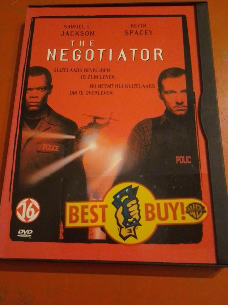 The Negotiator DVD - Samuel L. Jackson & Kevin Spacey, Vanaf 16 jaar, Ophalen of Verzenden, Zo goed als nieuw, Actiethriller