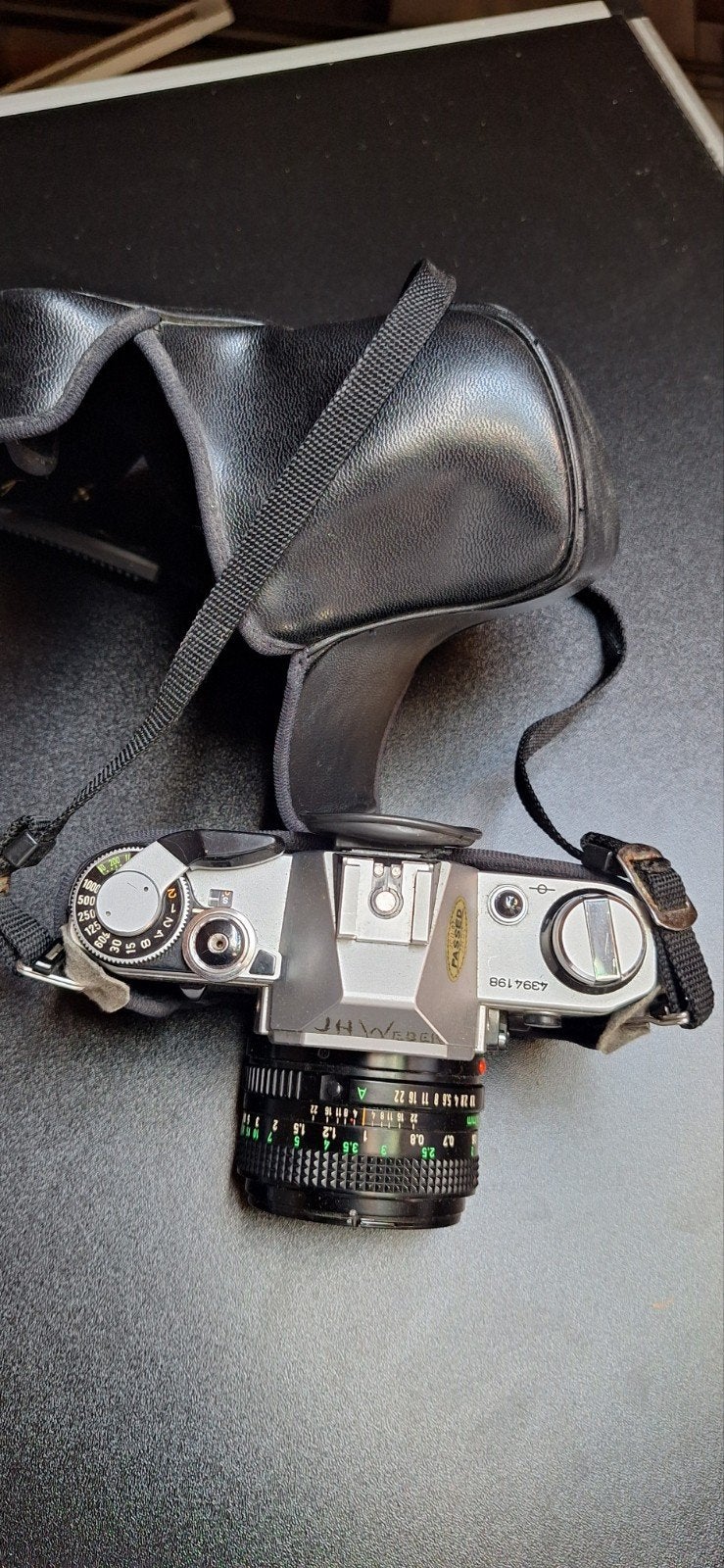Canon AE-1 Program Spiegelreflexcamera met 50mm f/1.8 lens, Ophalen of Verzenden, Gebruikt
