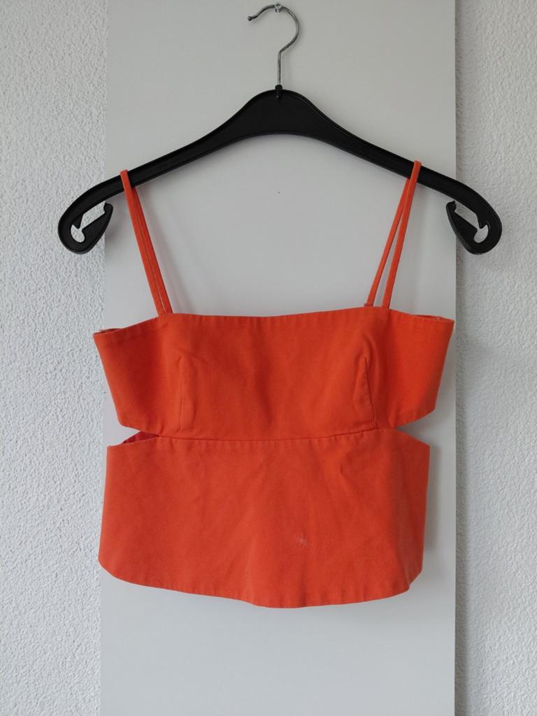 ZARA oranje top xs, Zara, Oranje, Ophalen of Verzenden, Zo goed als nieuw