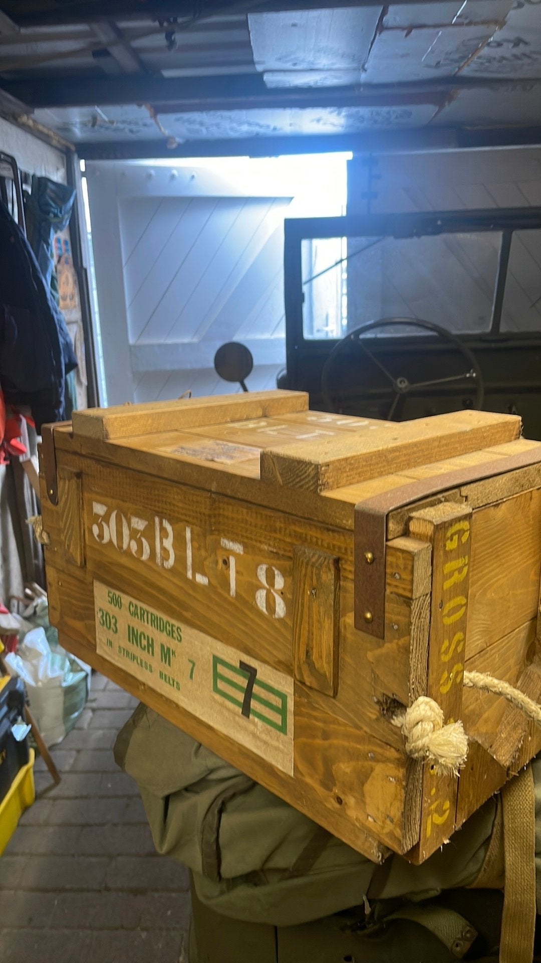 303 ammo box  blt8, Verzamelen, Ophalen of Verzenden, Nederland