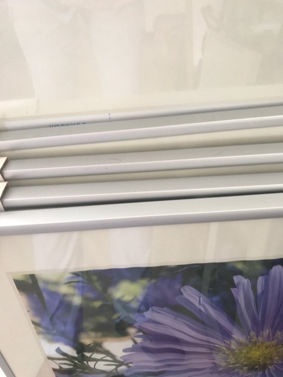 Diverse fotolijsten: aluminium en brons, diverse maten, Ophalen, Gebruikt, Zilver, Met glas