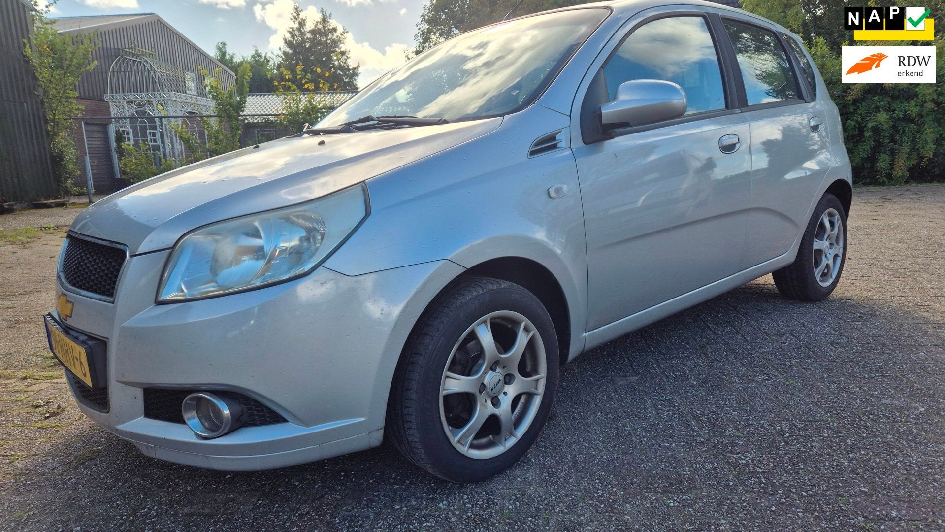 Chevrolet Aveo 1.2 16V LS NIEUWE APK AIRCO 5 DEURS, Auto's, Voorwielaandrijving, Aveo, 4 cilinders, 400 kg