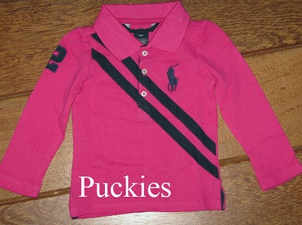 Maat 68 Roze RALPH Lauren Big Pony polo *NIEUW*, Meisje, Nieuw, Ophalen of Verzenden, Ralph Lauren