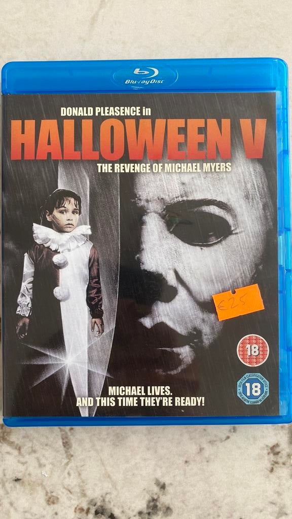 Halloween 5 blu ray, Ophalen of Verzenden, Zo goed als nieuw, Horror