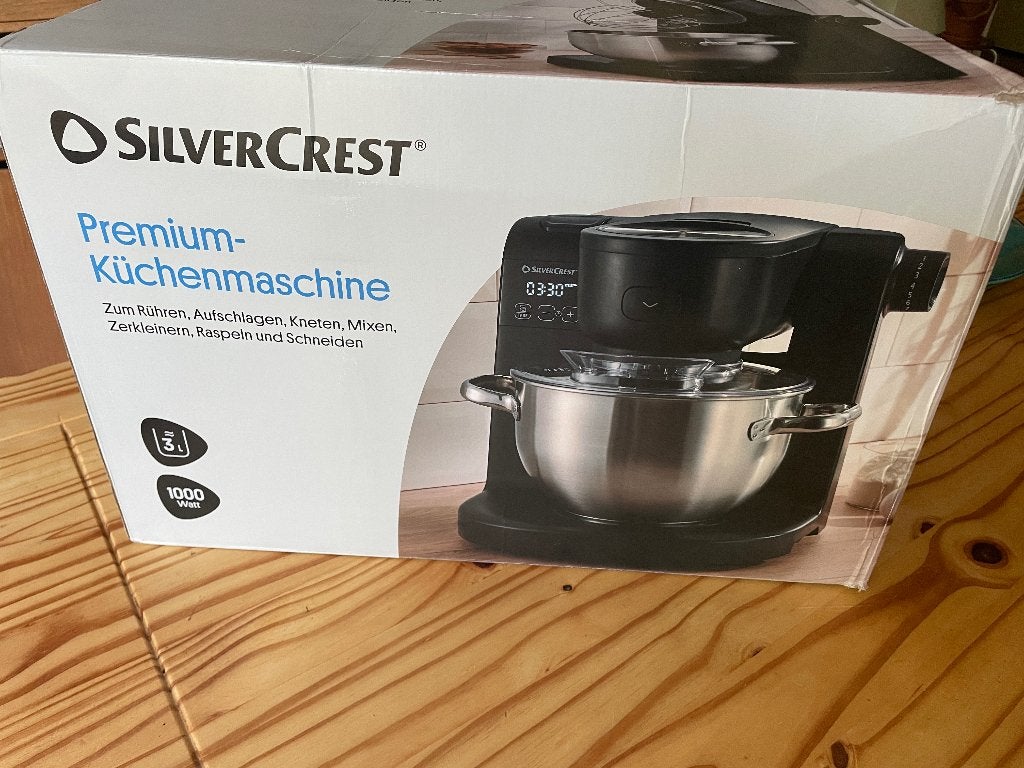 Keukenmachine met krachtige 1000 watt motor, 3 tot 4 liter, Ophalen, Zo goed als nieuw, 3 snelheden of meer