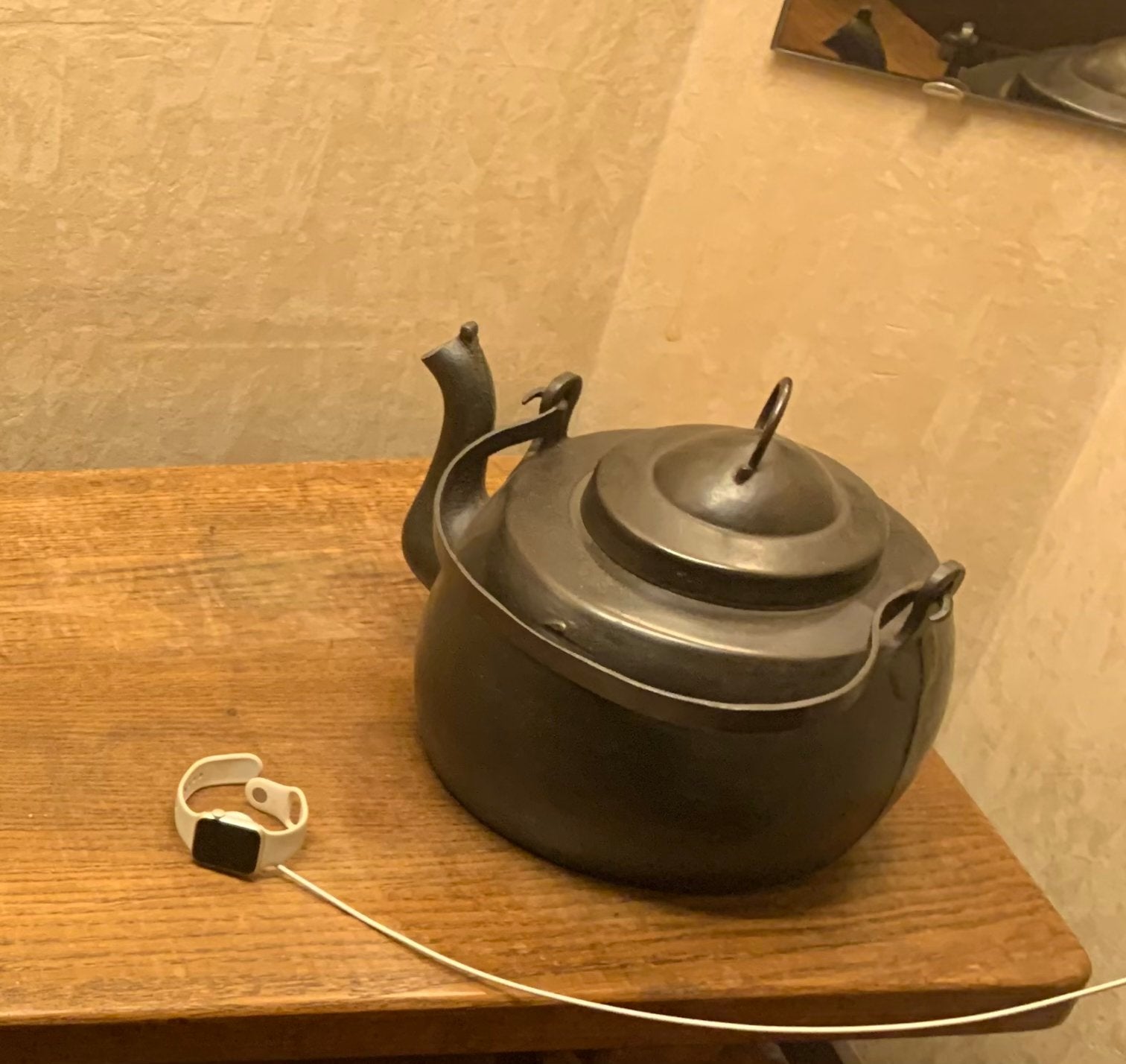 Antieke gietijzeren theepot - Vintage decoratie, Ophalen