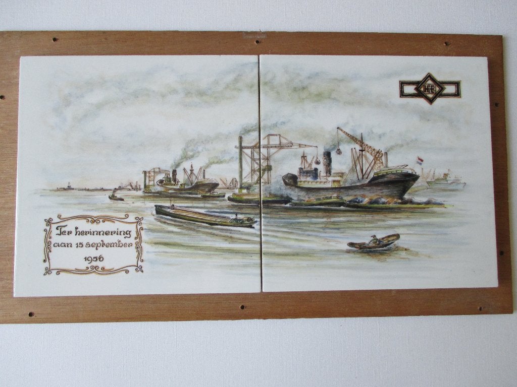 Tegeltableau, m.s. Delfdijk., Ophalen of Verzenden