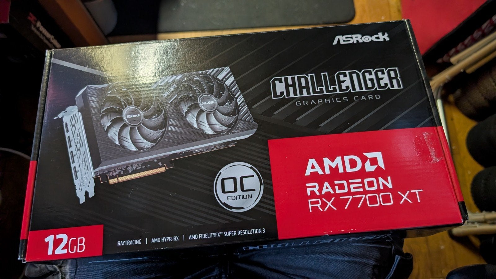 ASRock Radeon RX 7700 XT Challenger 12GB OC met garantie., Computers en Software, Videokaarten, AMD, GDDR6, PCI-Express 4, Ophalen of Verzenden